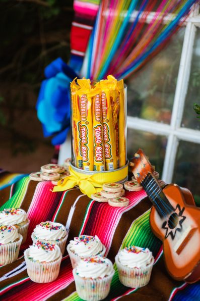 Colorful fiesta sweet desert table by PMA Photography.