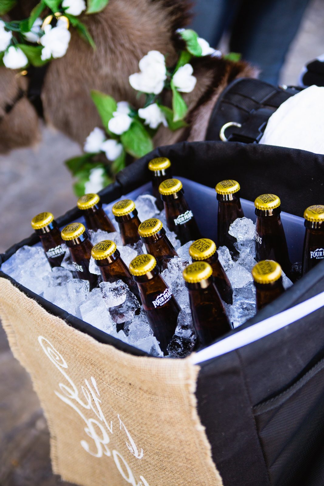 The beer burro's side satchel of beer by PMA Photography.