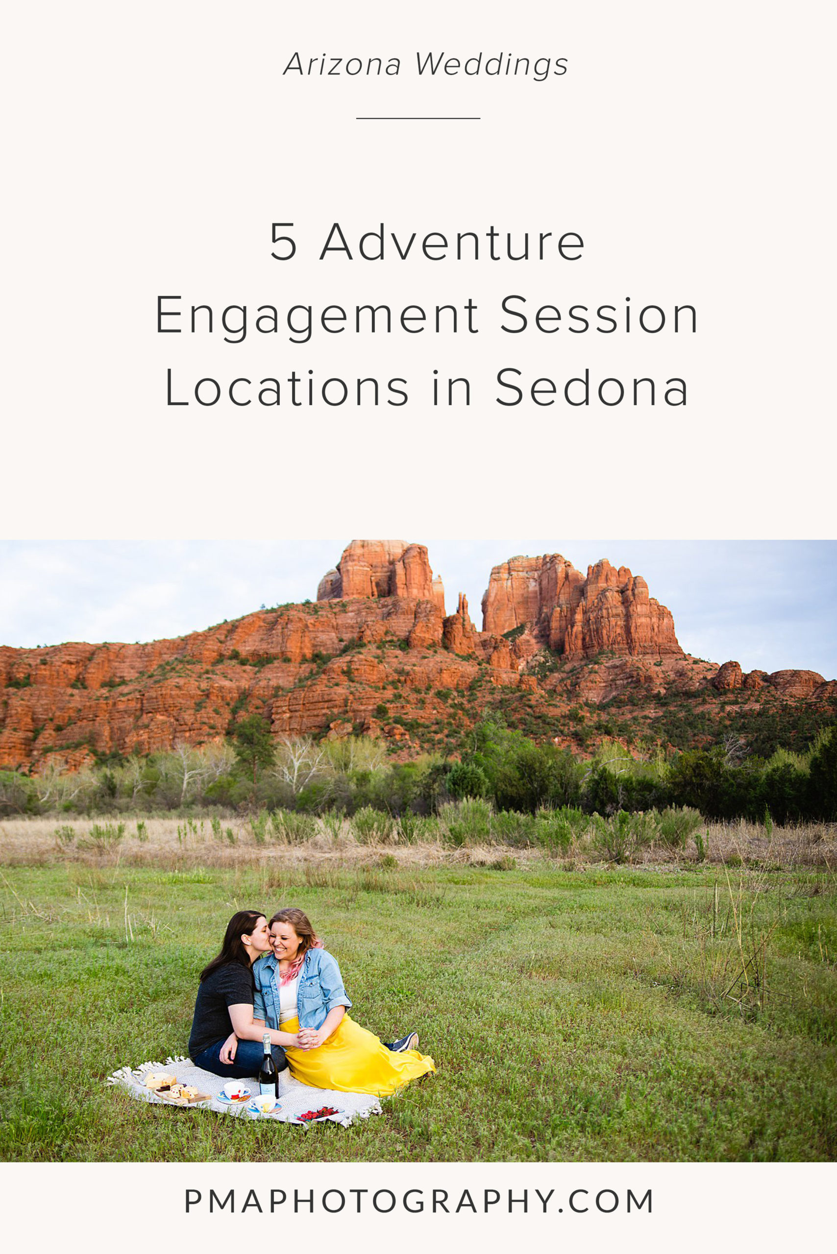 5 Adventure Engagement Session Locations in Sedona by PMA Photography