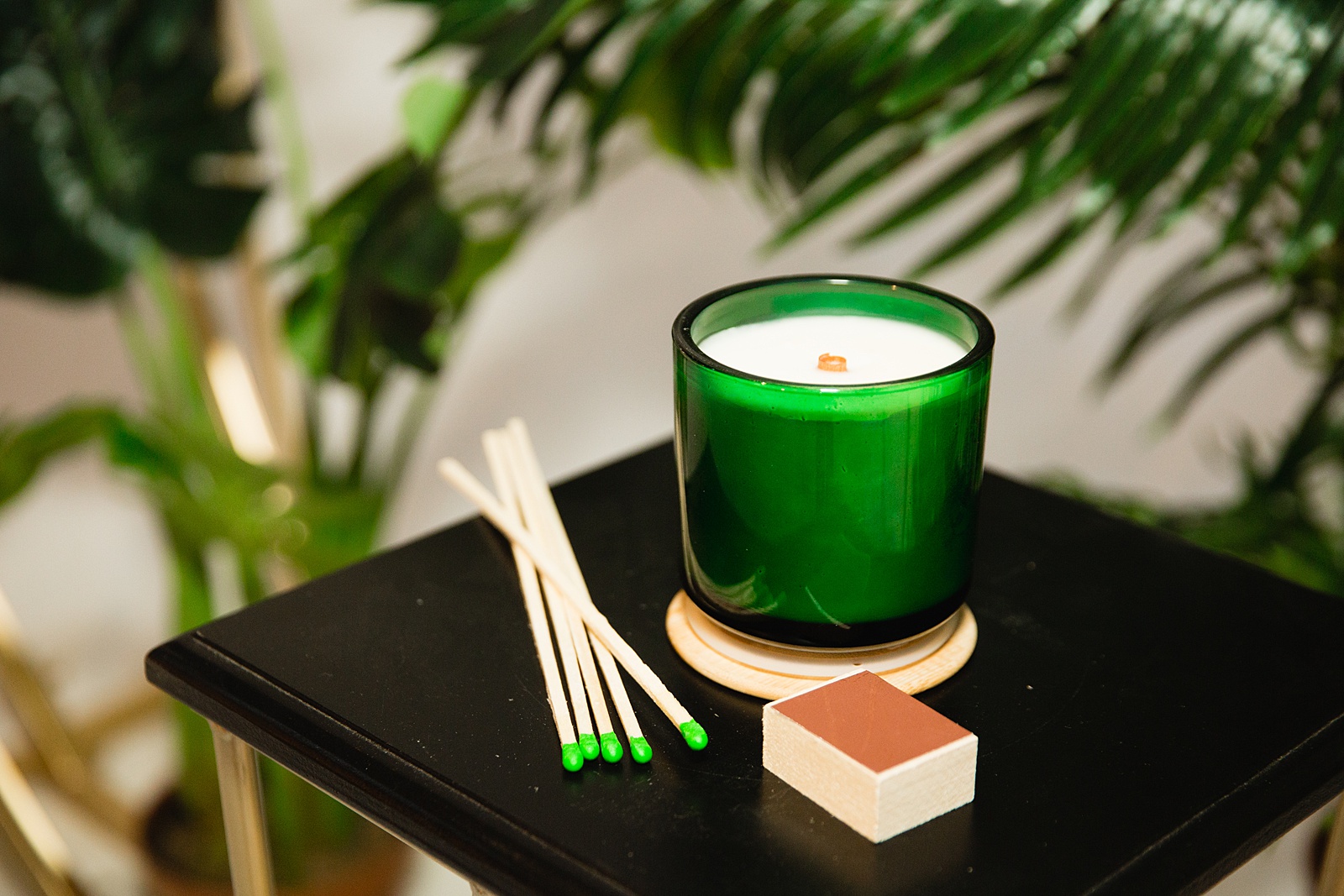 Unique candle and match sticks for a unity candle ceremony by PMA Photography.