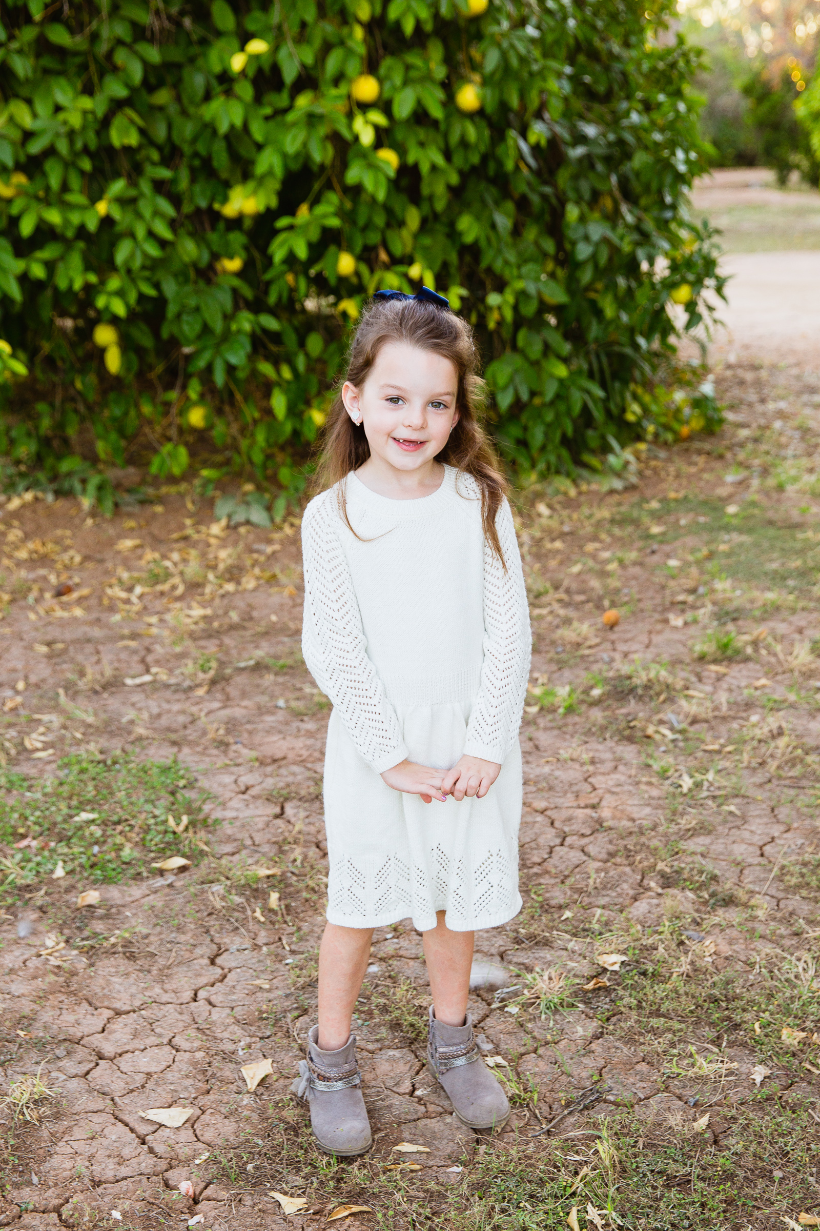 Portrait of a child for their Sahuaro Ranch family session by Glendale family photographer PMA Photography.