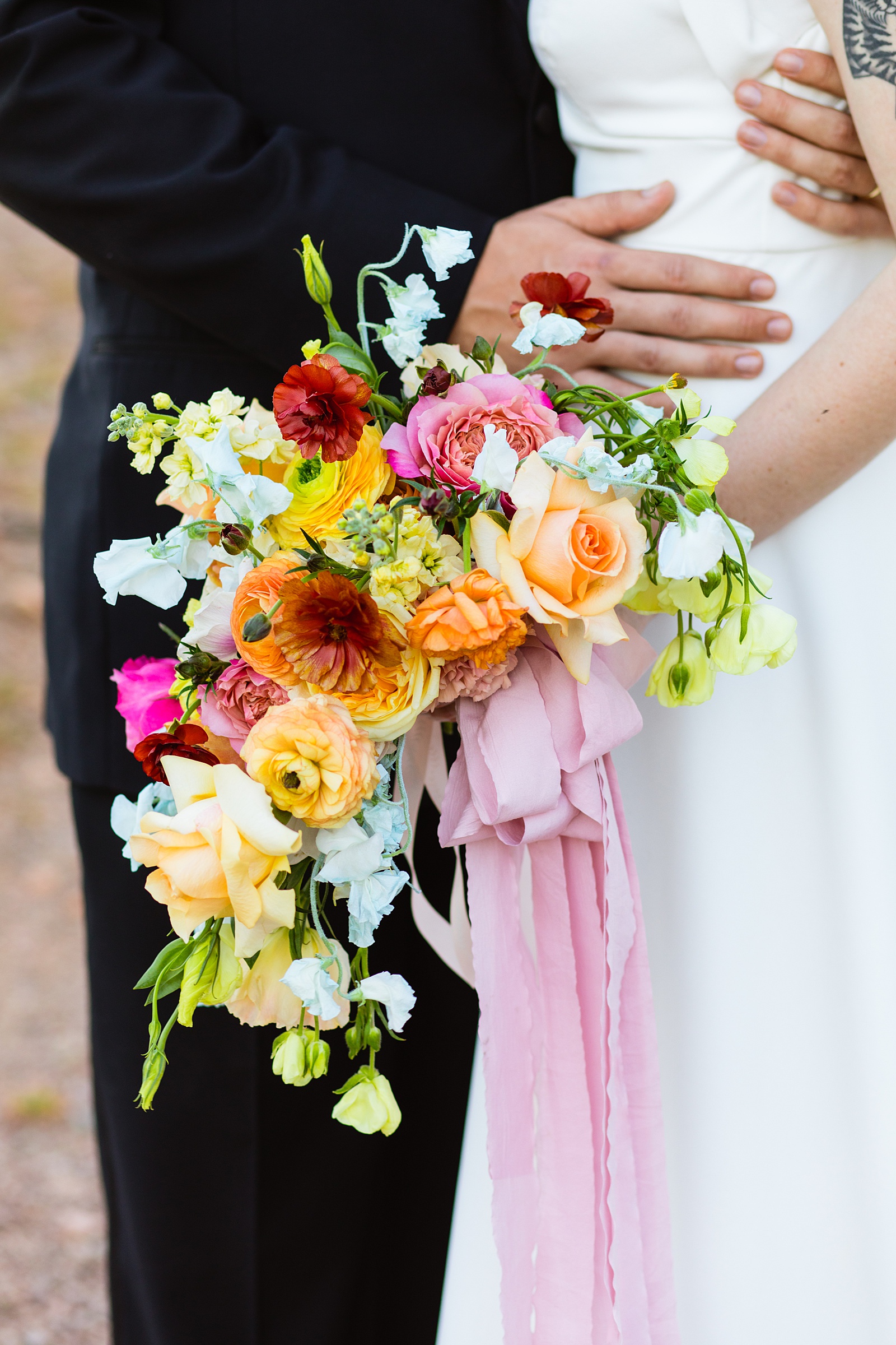 Detail image of bouquet by PMA Photography.