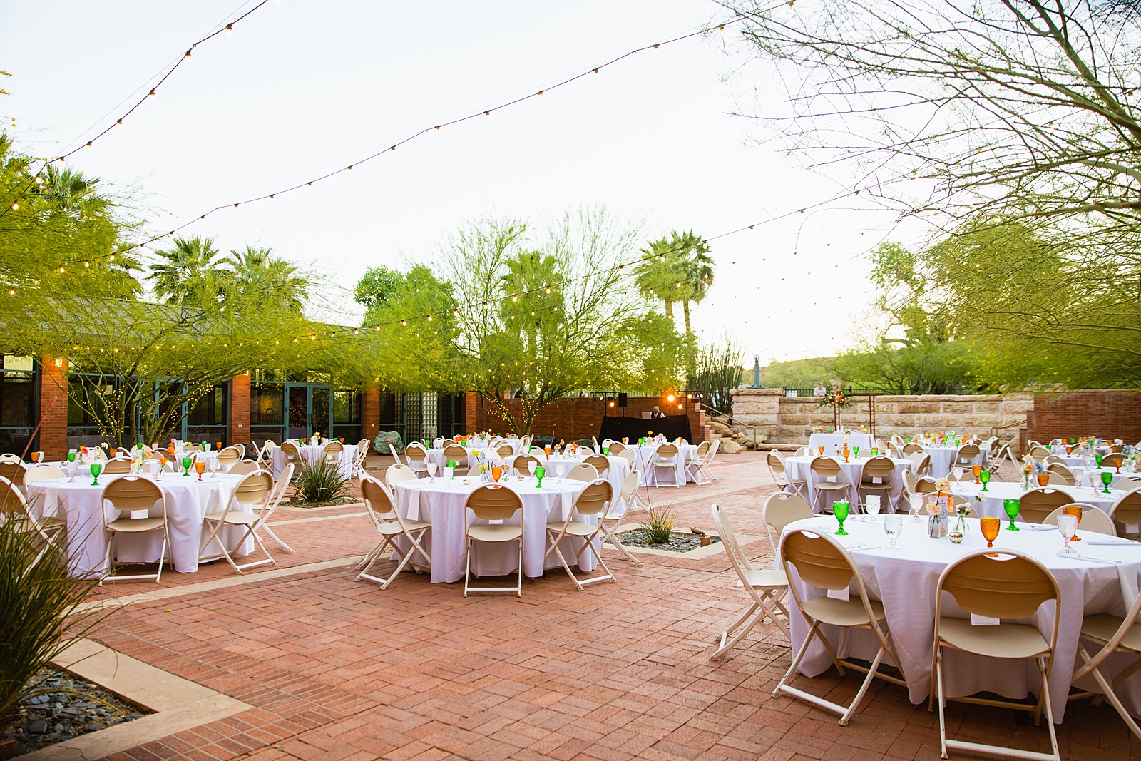 Wedding reception at Arizona Historical Society by Phoenix wedding photographer PMA Photography.