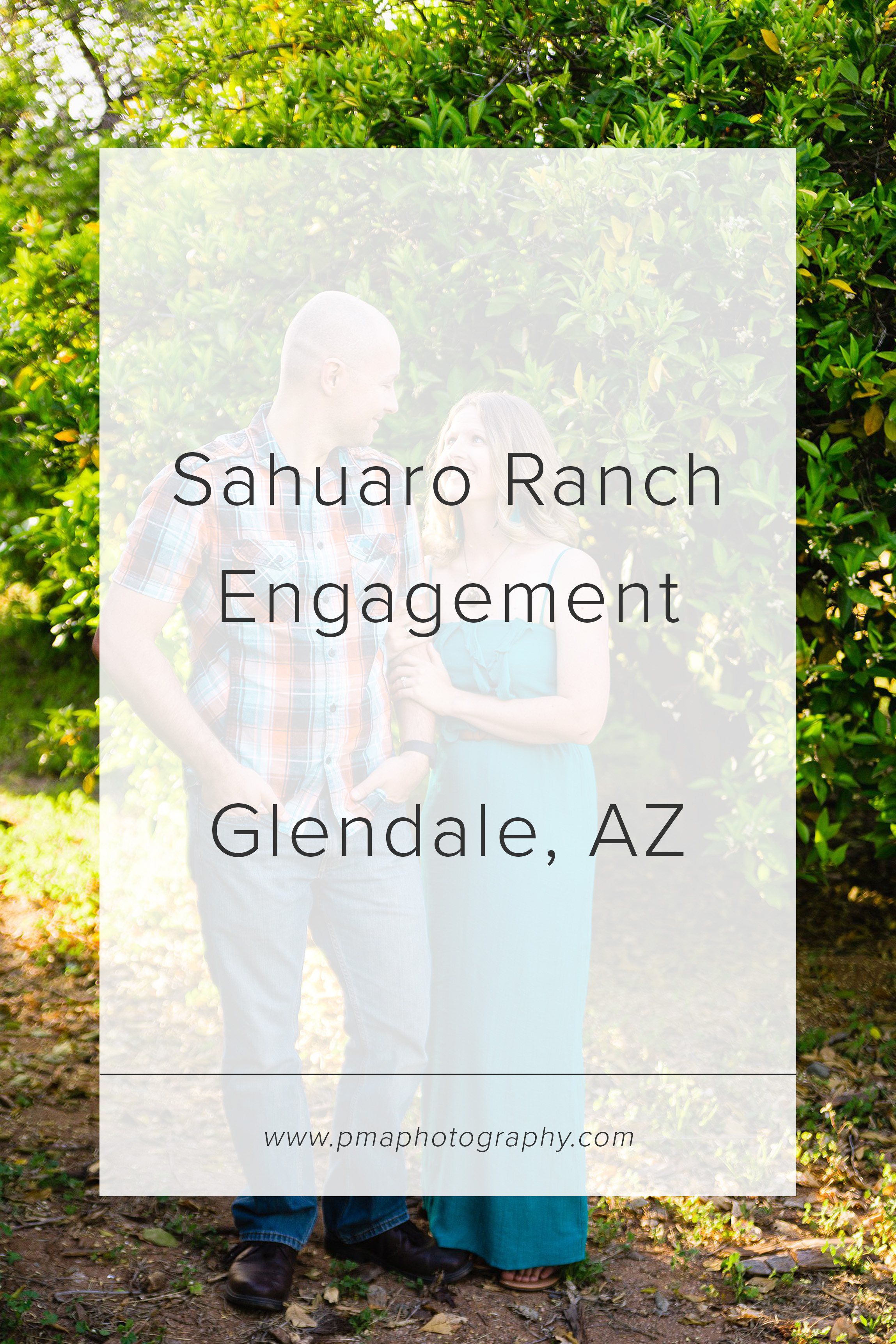 Sahuaro Ranch engagement session by Phoenix engagement photographer PMA Photography.